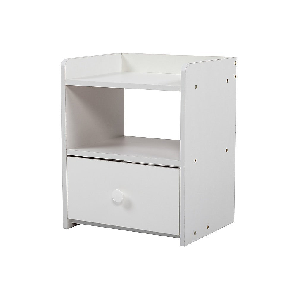NNEDSZ Bedside Tables Drawers Side Table Bedroom Furniture Nightstand White Unit-0