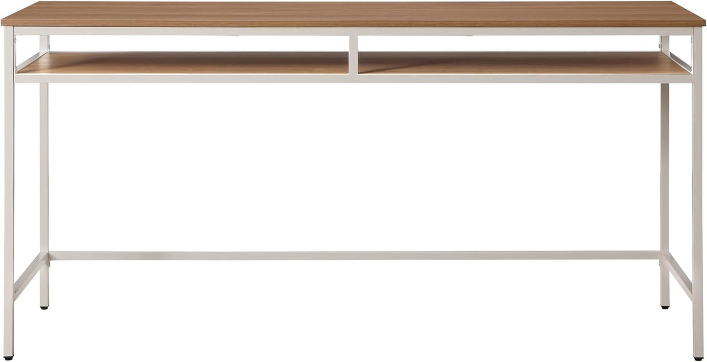 60 Inch Industrial Grade Woodgrain Office Desk Oak Top-3