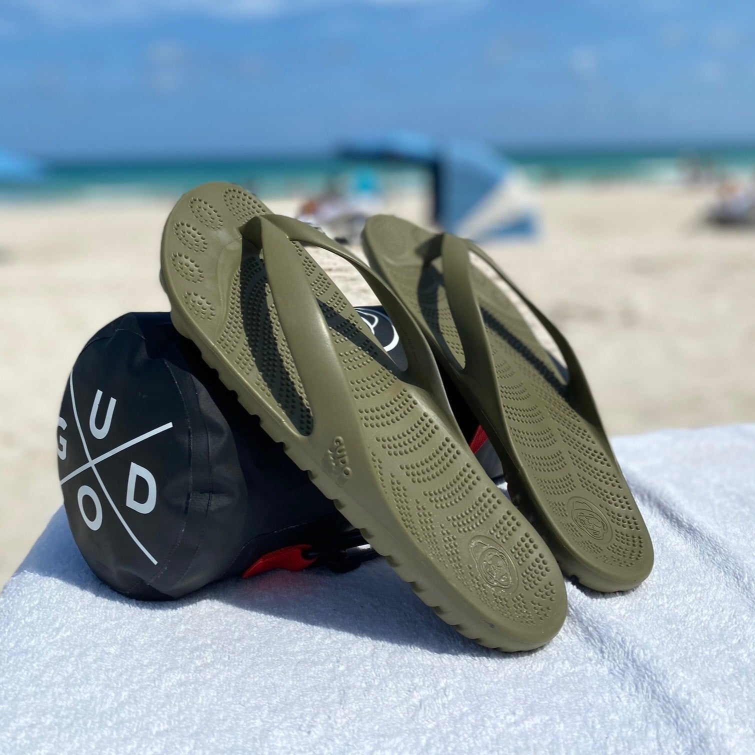 Seaweed Green Flip-Flops-3
