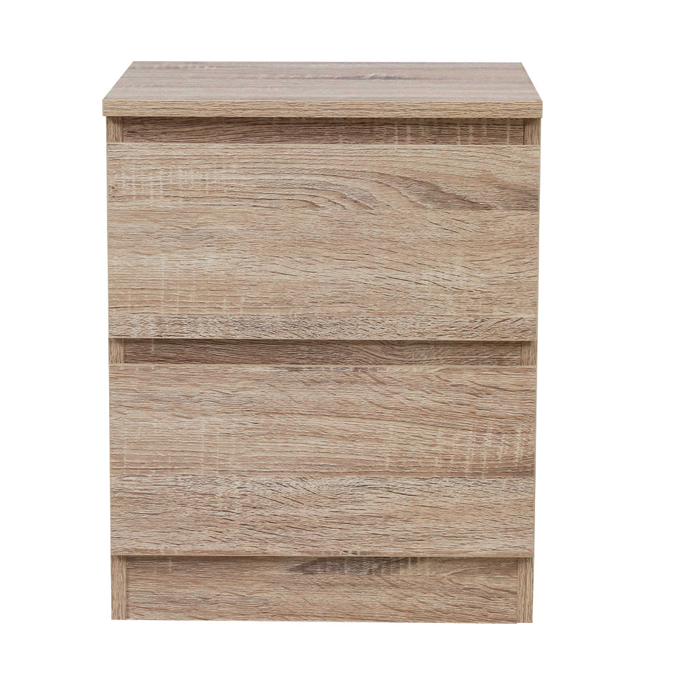 NNEDSZ Bedside Tables Drawers Side Table Bedroom Furniture Nightstand Wood Lamp-2