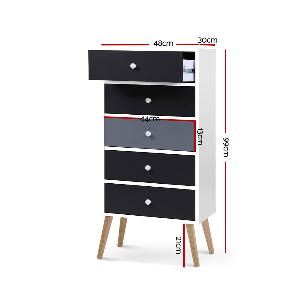 NNEDSZ Chest of Drawers Dresser Table Tallboy Storage Cabinet Furniture Bedroom-1
