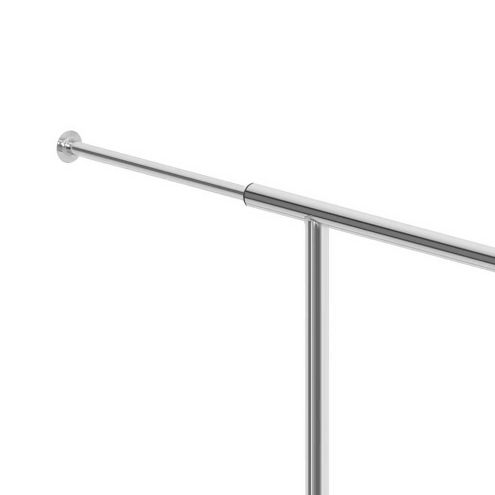 NNEDSZ Clothes Rack Double Rail Coat Stand Adjustable Hanger-4