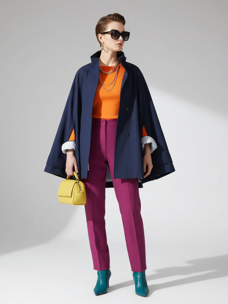 Streetwear Cloak Coat, Bushwick | Women - BYMANYC ® New York-1
