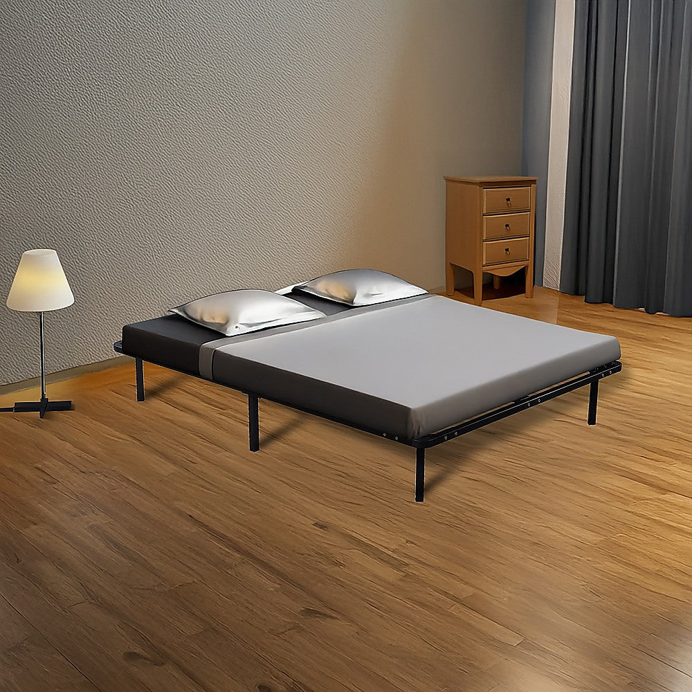 NNEDSZ Double Metal Bed Frame - Bedroom Furniture-1