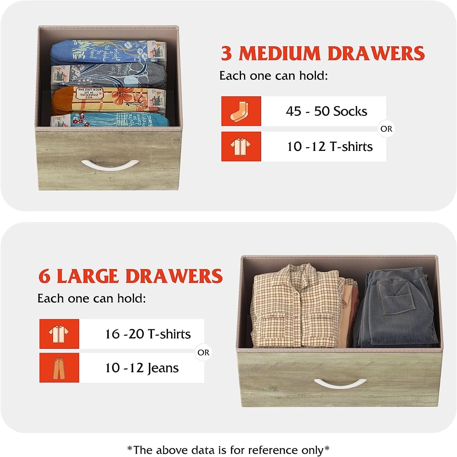 Fabric Storage Tower With Nine Drawers Greige For Bedrooms And Nurseries-4