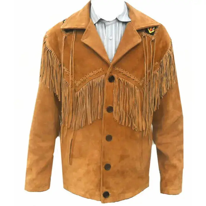 Men’s Suede Cowboy Jacket-0