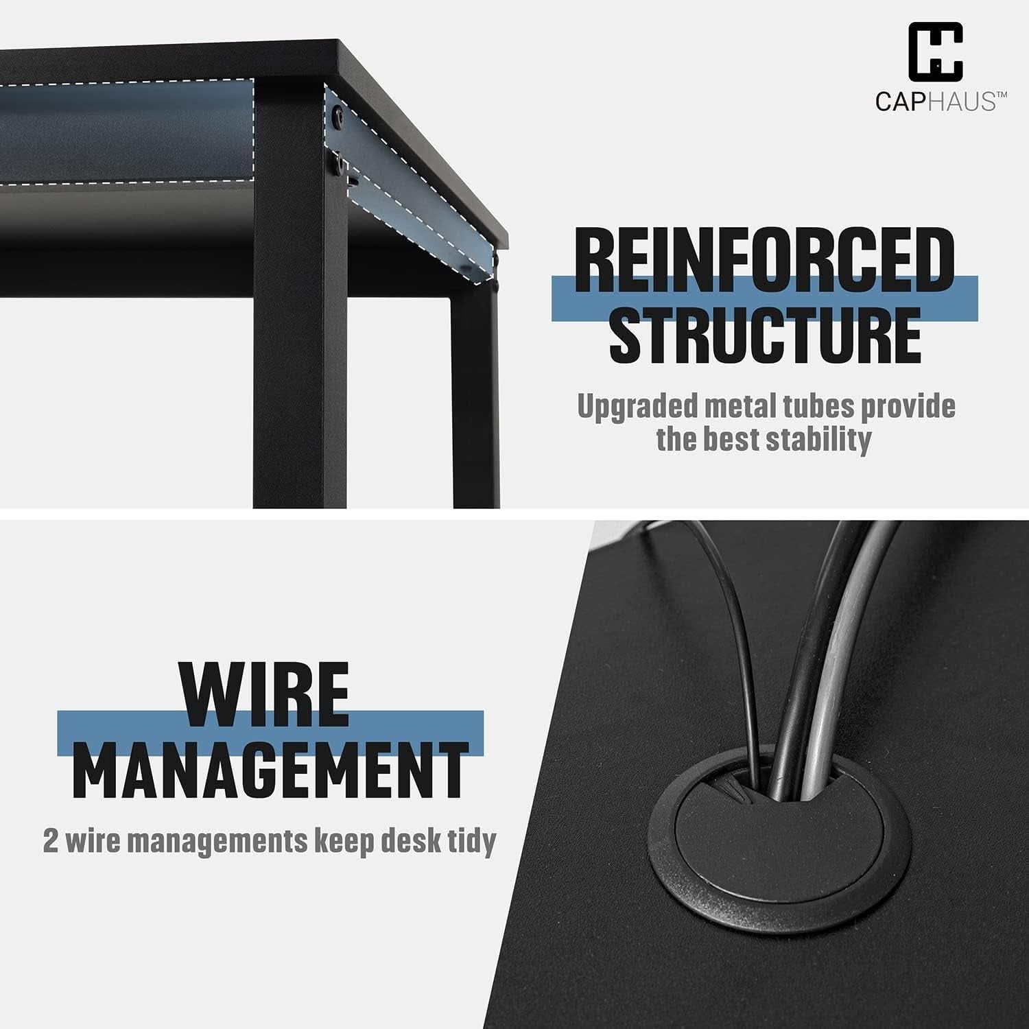 Modern 63 Inch Computer Desk for Home Office Use-4