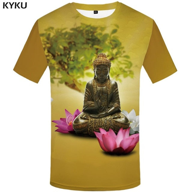 Men Harajuku T-shirts 3d America Tshirt Printed Feather Tshirts Casual Colorful Anime Clothes-12